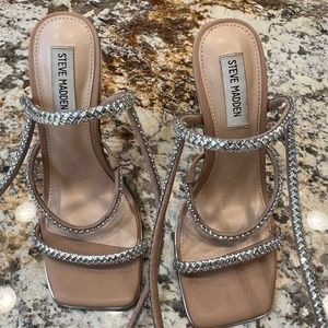 Steve Madden rhinestone heels
